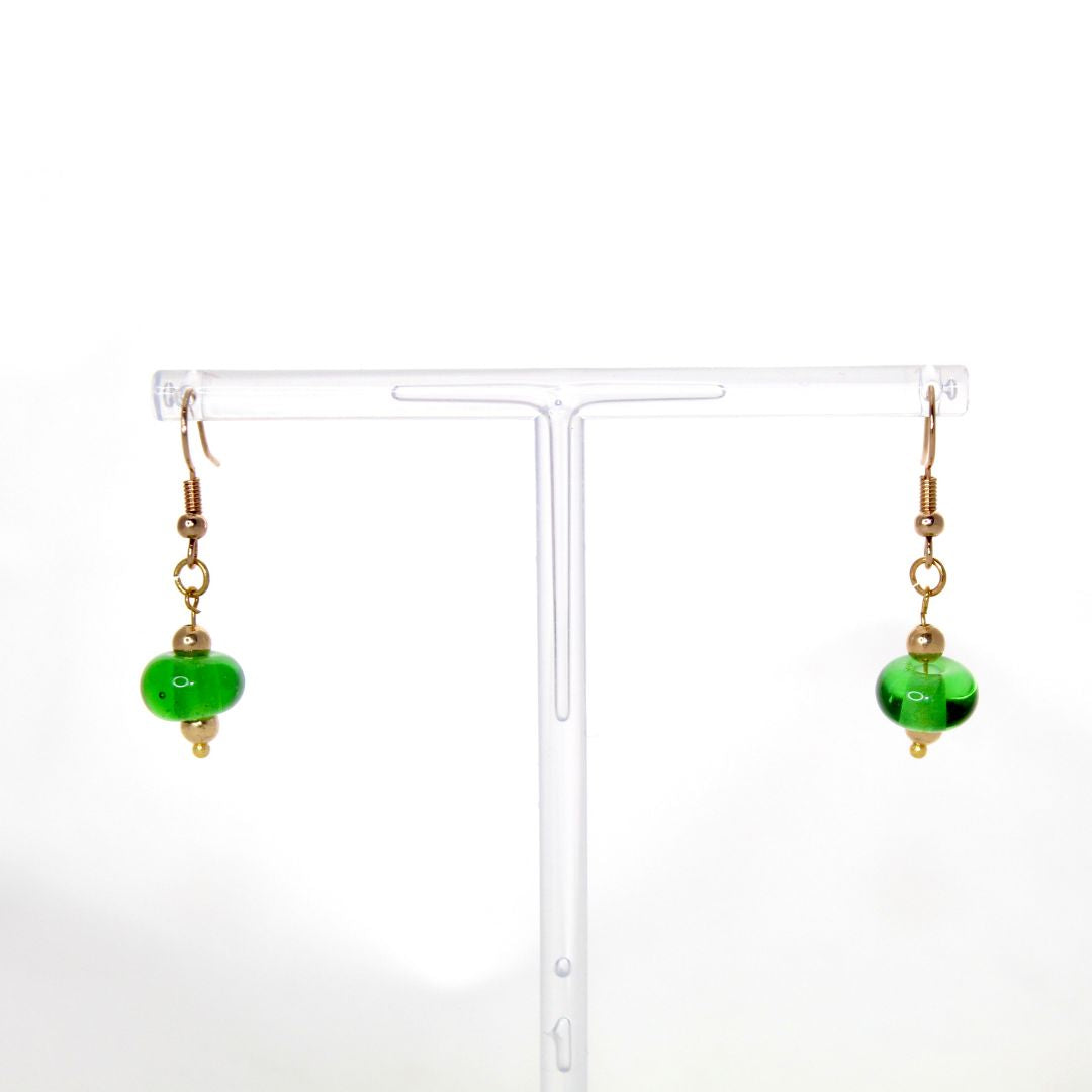 Recycled Bottle Drop Earrings