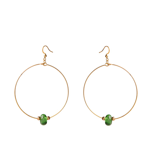 Recycled Bottle Hoop Earrings